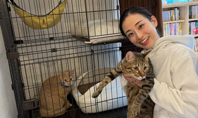 あさひ&つなぐがトライアルへ出発しましたー😆✨