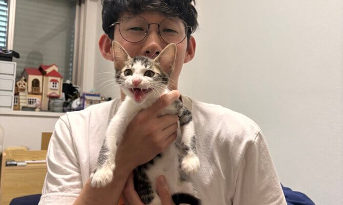 子猫の遥希くんトライアルスタート！ 