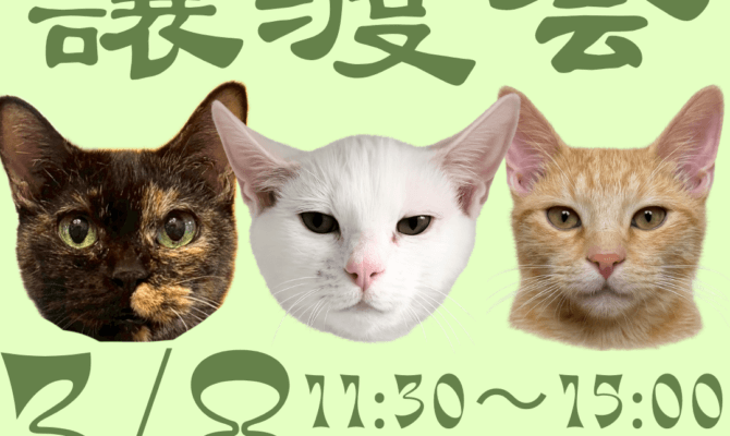 【3/8（日）岐阜保護猫譲渡会】ネコのバスでご縁をつなぐ｜アスピカホール羽島